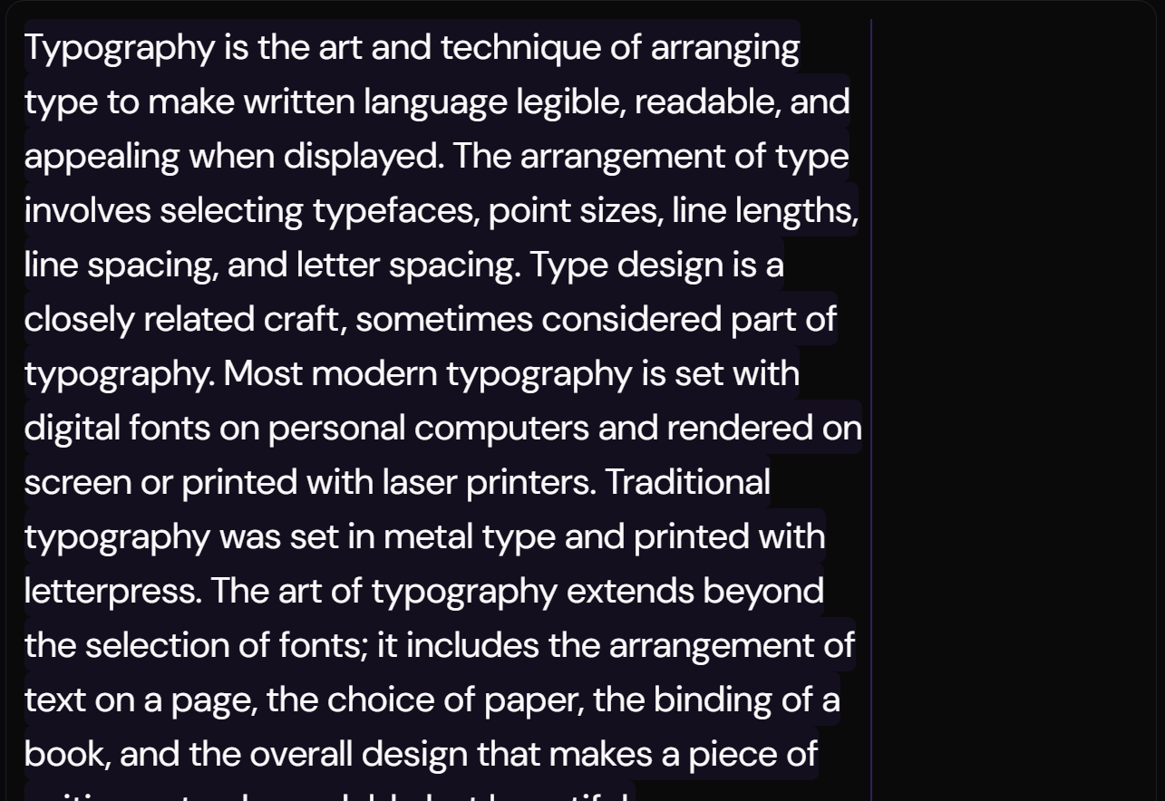 Animated Typography